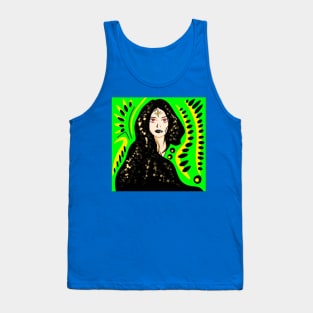 the woman of the future in zentangle mystical arts Tank Top